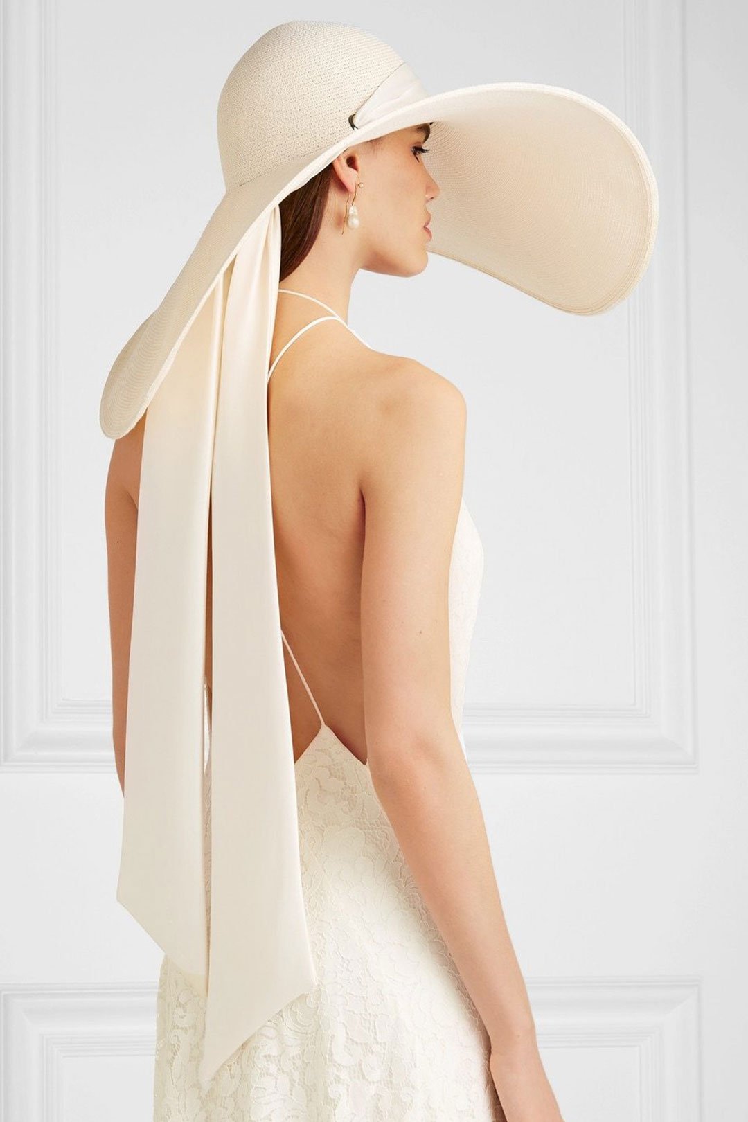 Boho Hat, Sun Hat, Beach Hat, Wide Brim Straw Hat, Classy White