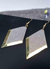 Diamond Frosted Geometric Earrings