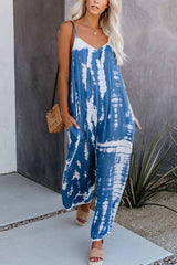 Loose Tie-dye Cute Jumpsuit