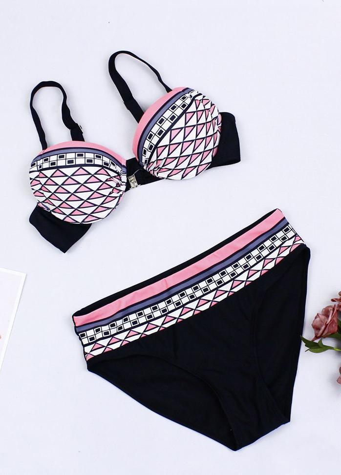 Geometric Printed Bikini Set