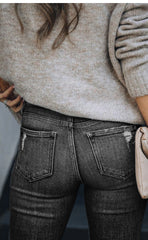 Denim Ripped Casual Jean Pant