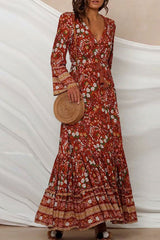 Boho Maxi Dress, Gown, Amie in Bown