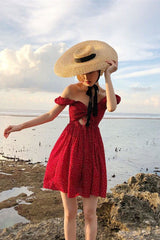 Boho Hat, Sun Beach Hat, Wide Brim Straw Hat 10 cm, Black, White, Orange Ribbon