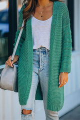 Rosa Open Front Chunky Knit Cardigan