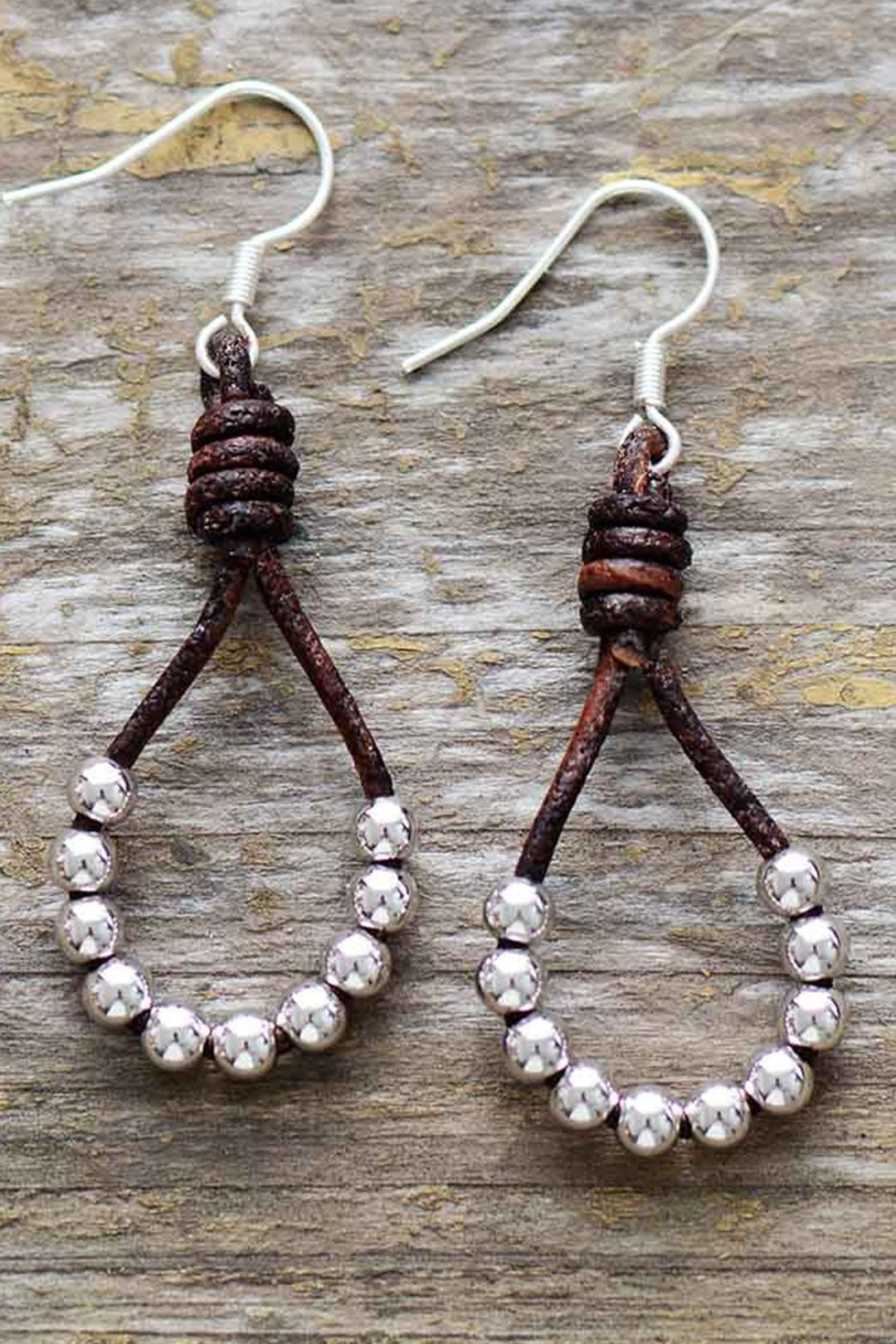 Boho Earrings, Dangle Earrings, Silver Bohemian Peal
