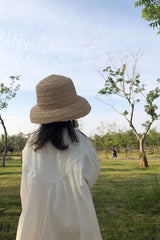 Boho Hat, Kid Hat, Sun Hat, Little Girl Hat, Amelia White Ribbon