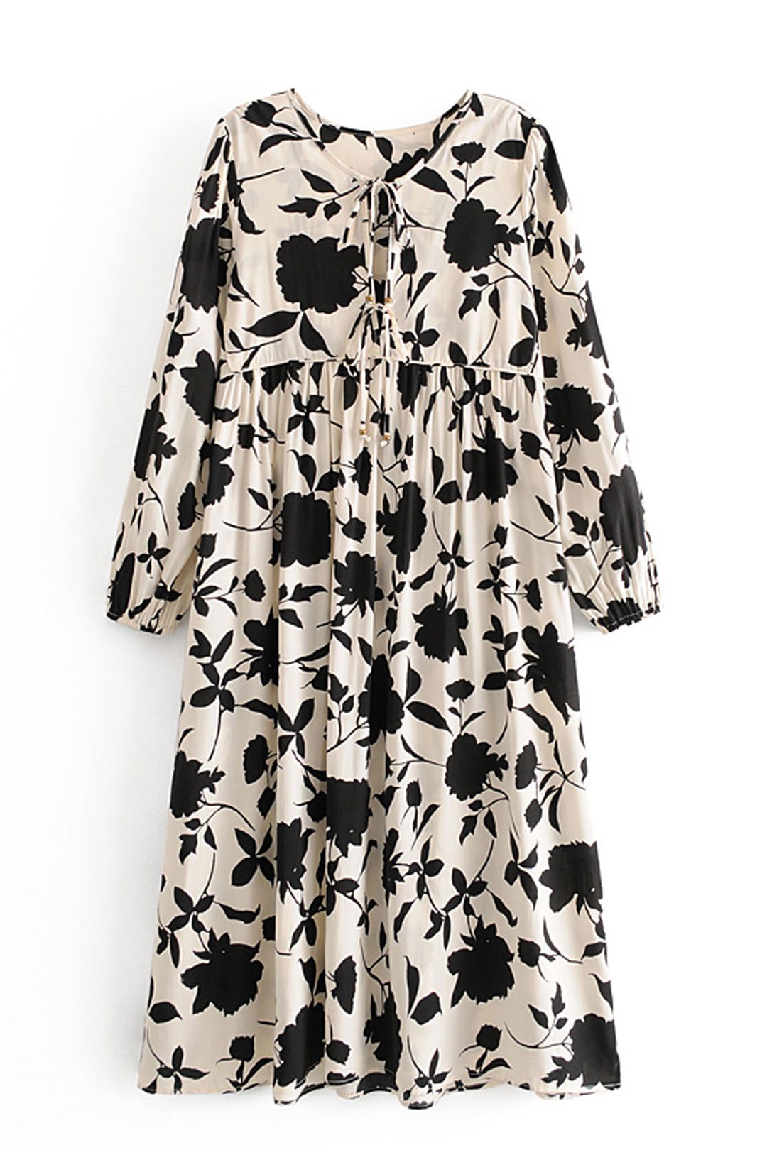 Gown Dress, Boho Maxi Dress, Loose Dress, Black Rose