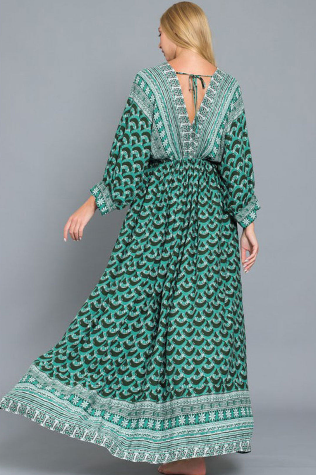 Maxi Dress, Boho Dress, Kimono Dress, Towards the Sun