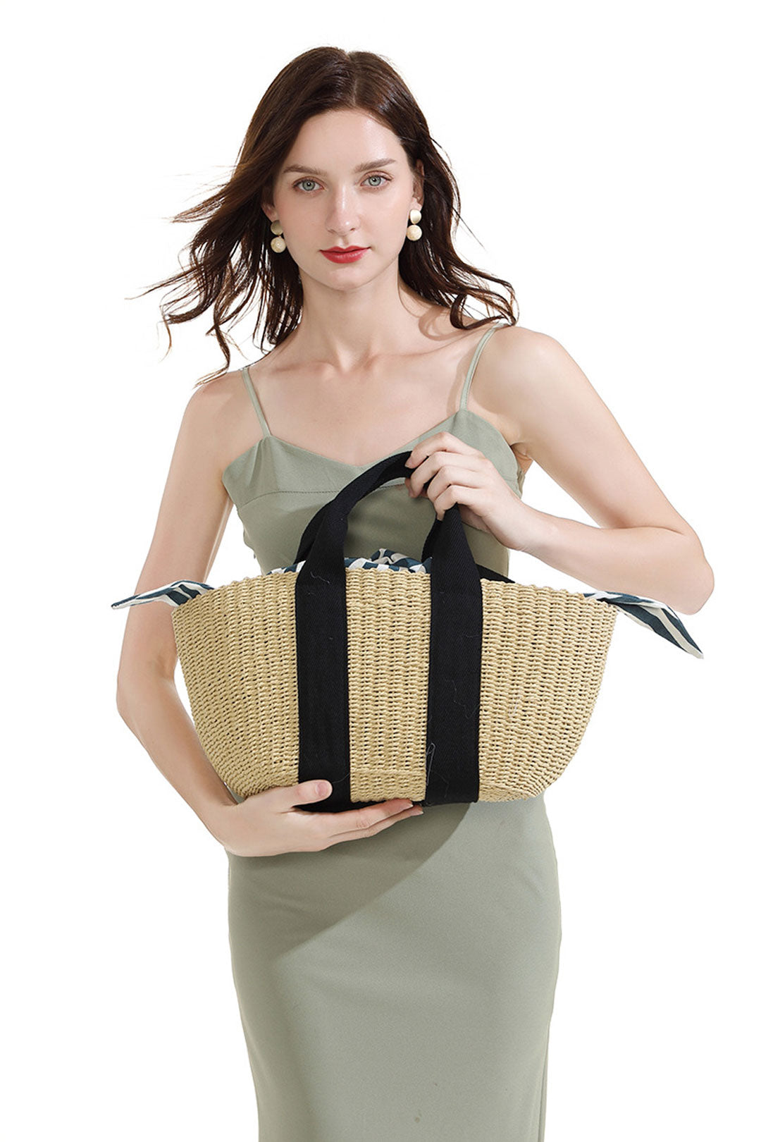 Boho Bag, Woven Straw Handbag, Jose Bag