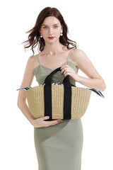Boho Bag, Woven Straw Handbag, Jose Bag