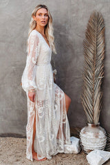 Maxi Dress - Boho Dress - Sundress - Lace Dress - White Aitana