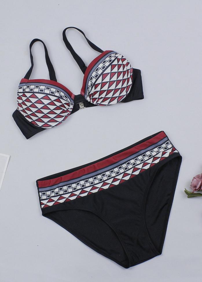 Geometric Printed Bikini Set