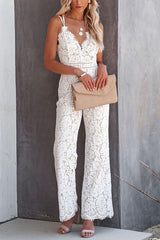 Glimpse of Glam Lace Jumpsuit