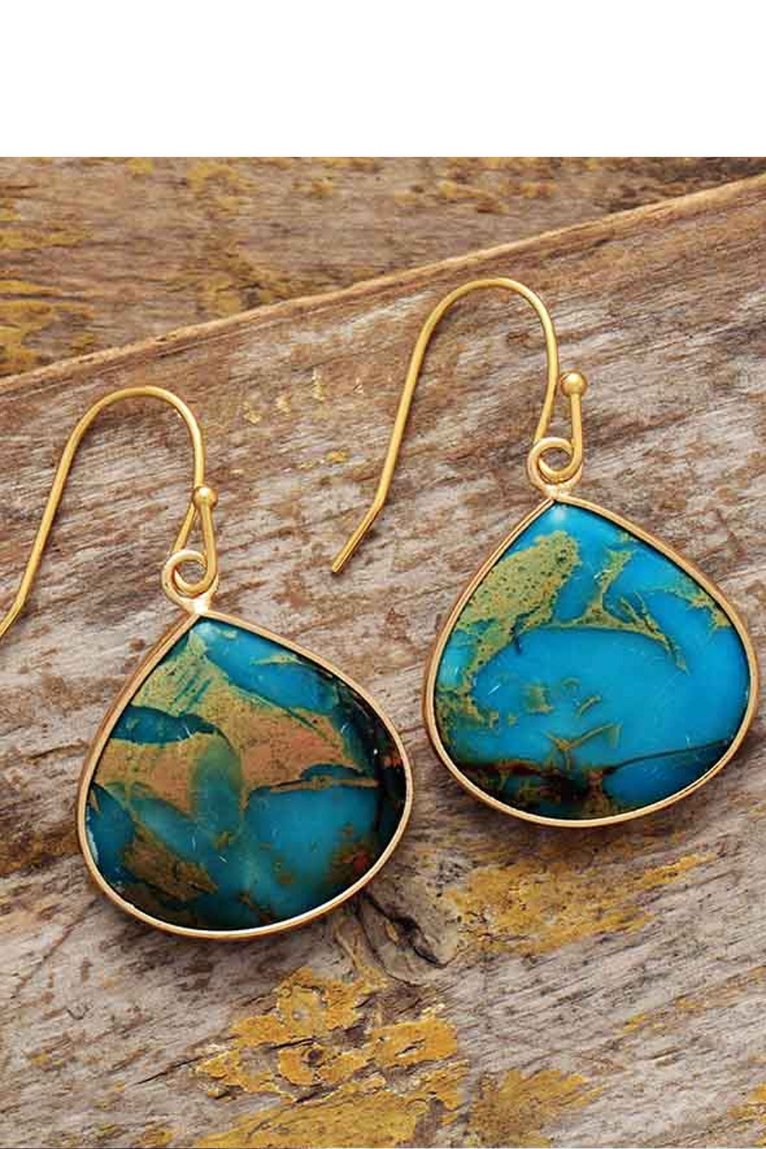 Boho Earrings, Dangle Earrings, Jasper
