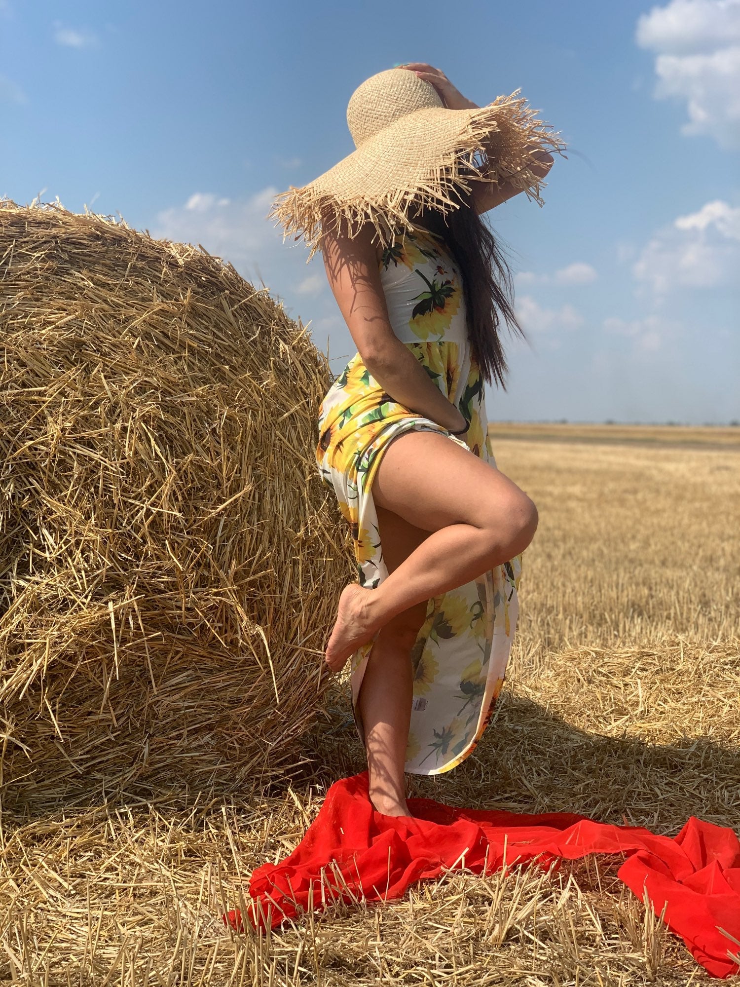 Boho Hat, Sun Hat, Beach Hat, Wide Brim Hat, Straw Hat, Beige Hawai
