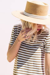Boho Hat, Sun Beach Hat, Raffia Bucket Hat, Zoe White Rope