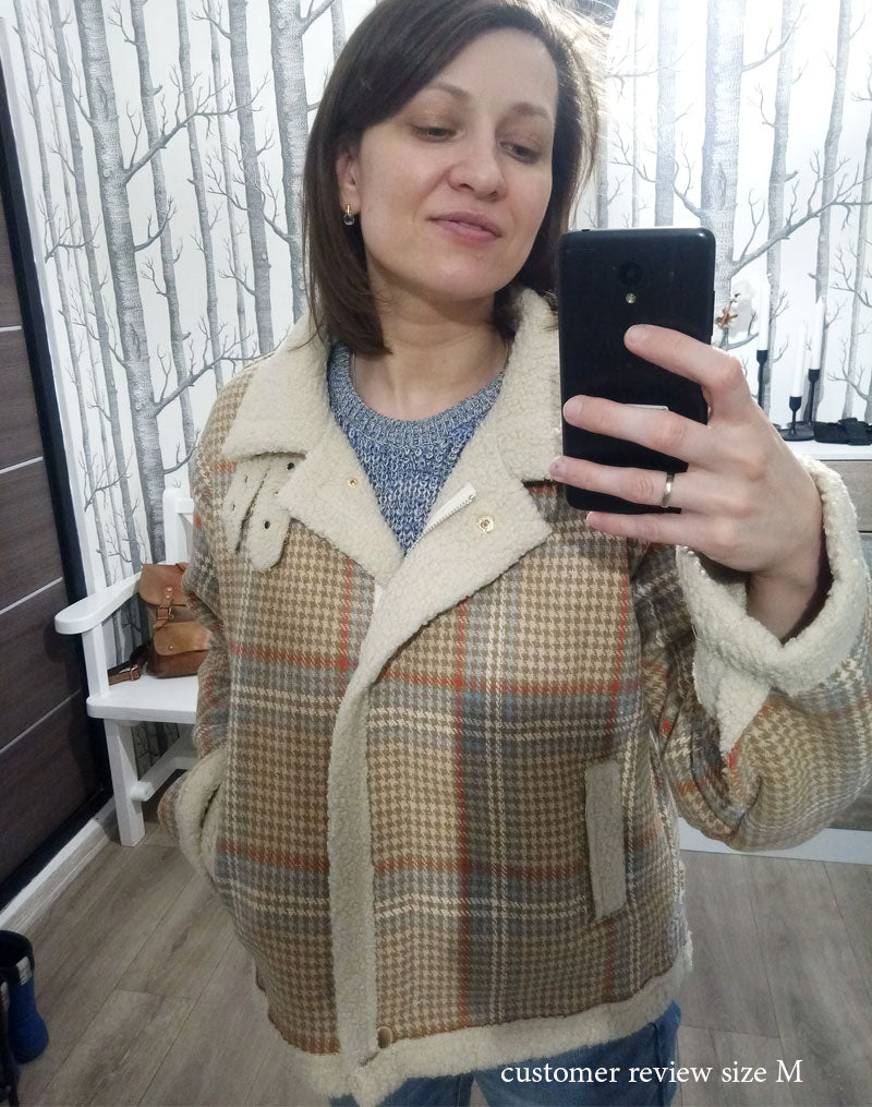 Boho Winter Coat, Fur Coat, Faux Fox Fur, Sachie