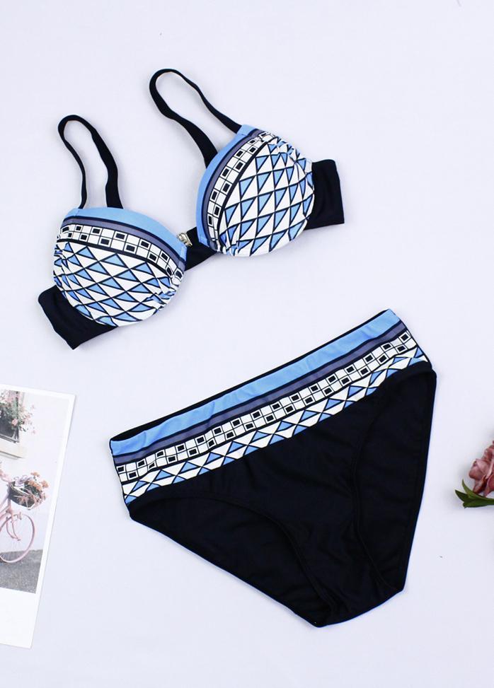 Geometric Printed Bikini Set