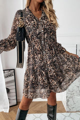Deeply Devoted Leopard Mini Dress