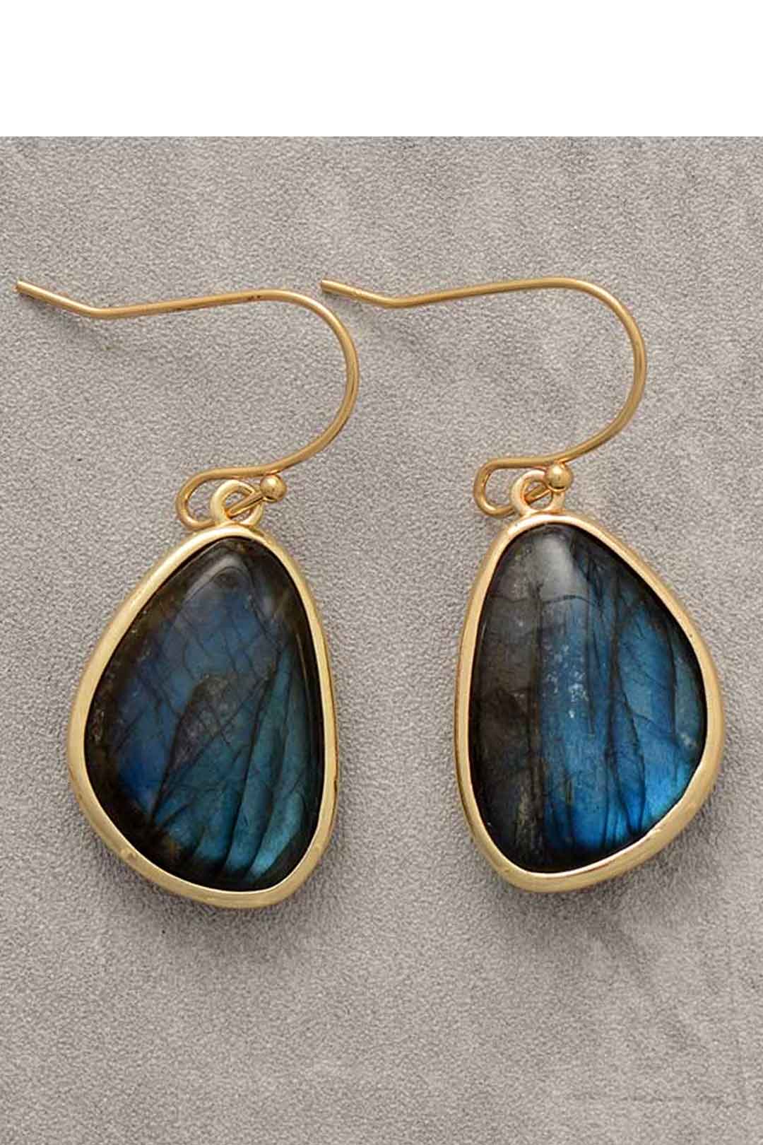 Boho Earrings, Dangle Earrings, Labradorite Dangle Earrings