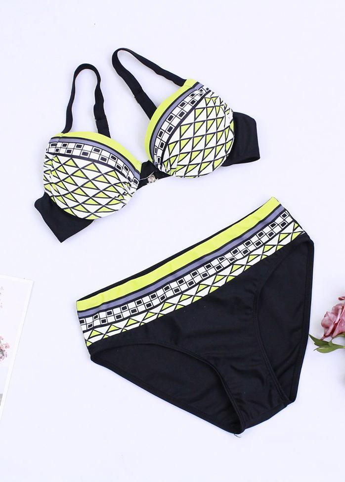 Geometric Printed Bikini Set