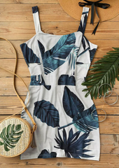 Sleeveless Scoop Neck Bodycon Tank Mini Dress