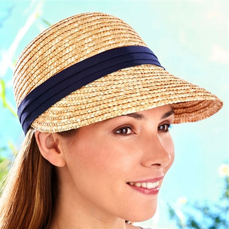 Boho Hat, Sun Hat, Beach Hat, Straw Hat, Baseball Cap, Black and White Ribbon