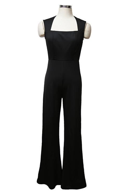 Sleeveless Flares Jumpsuit