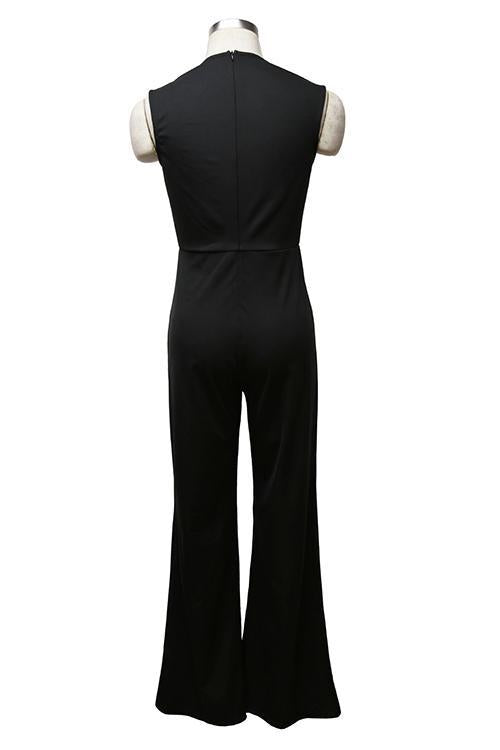 Sleeveless Flares Jumpsuit