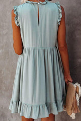 Ruffled Casual All-match Dress