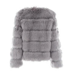 Open Front Fleece Oversize Fuzzy Coat