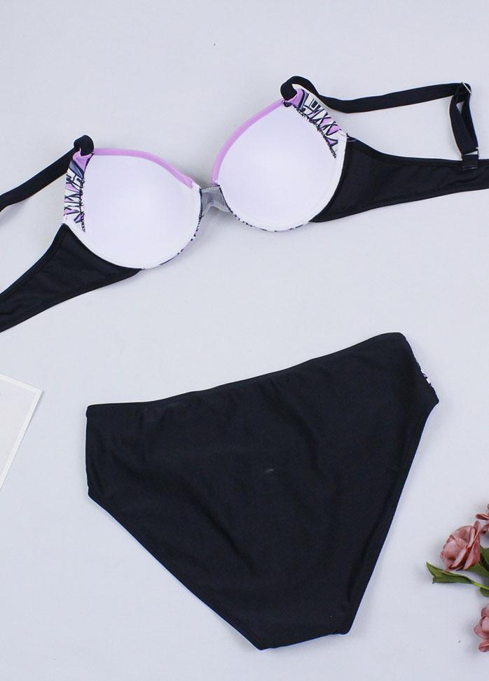 Geometric Printed Bikini Set