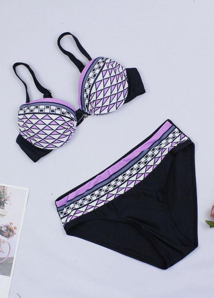 Geometric Printed Bikini Set