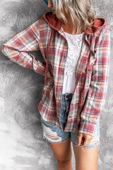 So Comfy Everyday Plaid Cowl Jacket