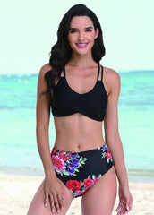 Double Straps Printed Bikini Set