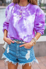 Ripper Tassels Raw Edge Denim Shorts