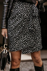 Leopard Print Knot Skirts