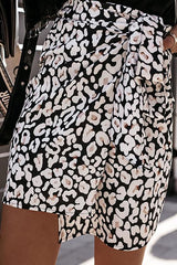 Leopard Print Knot Skirts