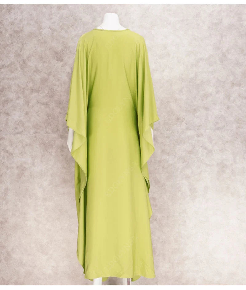Boho Maxi Dress - Beach Dress, Kaftan Dress Orange Harmony in 15 colors