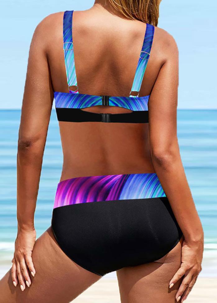 Gradient Printed Bikini Set