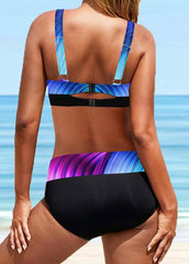 Gradient Printed Bikini Set