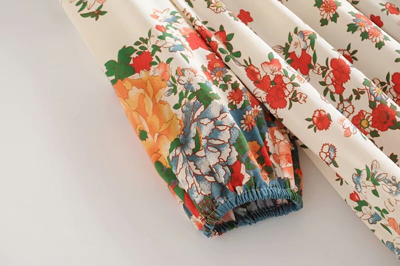 Gown Dress, Boho Maxi Dress, Loose Dress,  White Floral