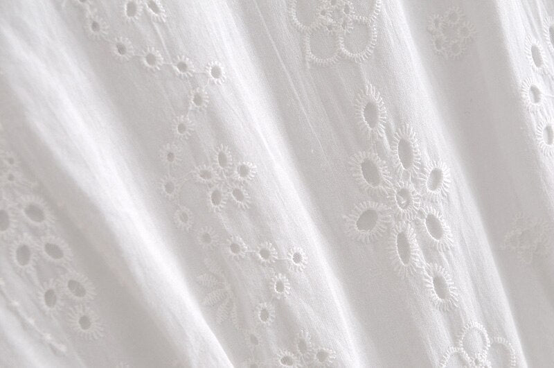 Maxi Dress, Boho Dress, Sundress, White Lace Dandelion