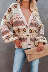 Boho Cardigan, Hippie Chunky Knitted Cardigan Cove, Fast Shipping