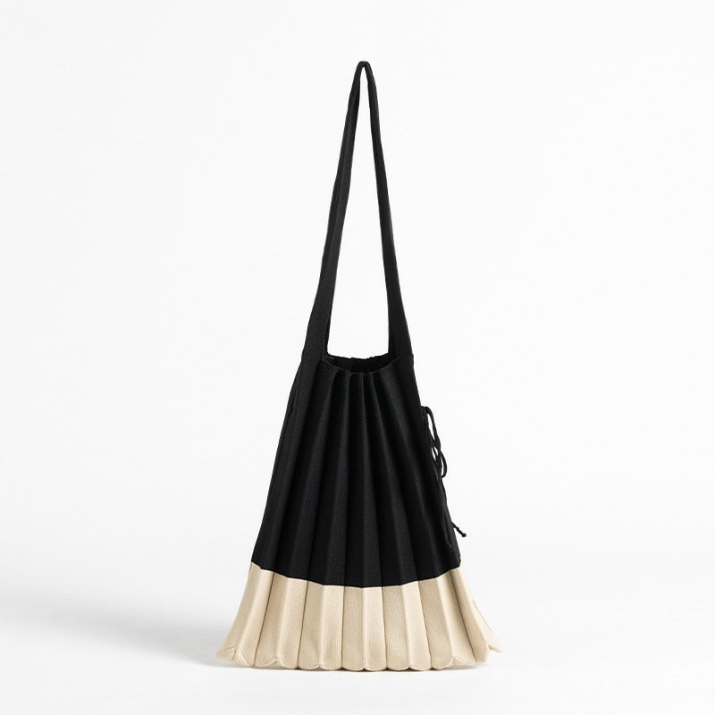 Boho Bag, Tote Bags,  Folded Knit Pleated Bags in 28 colors