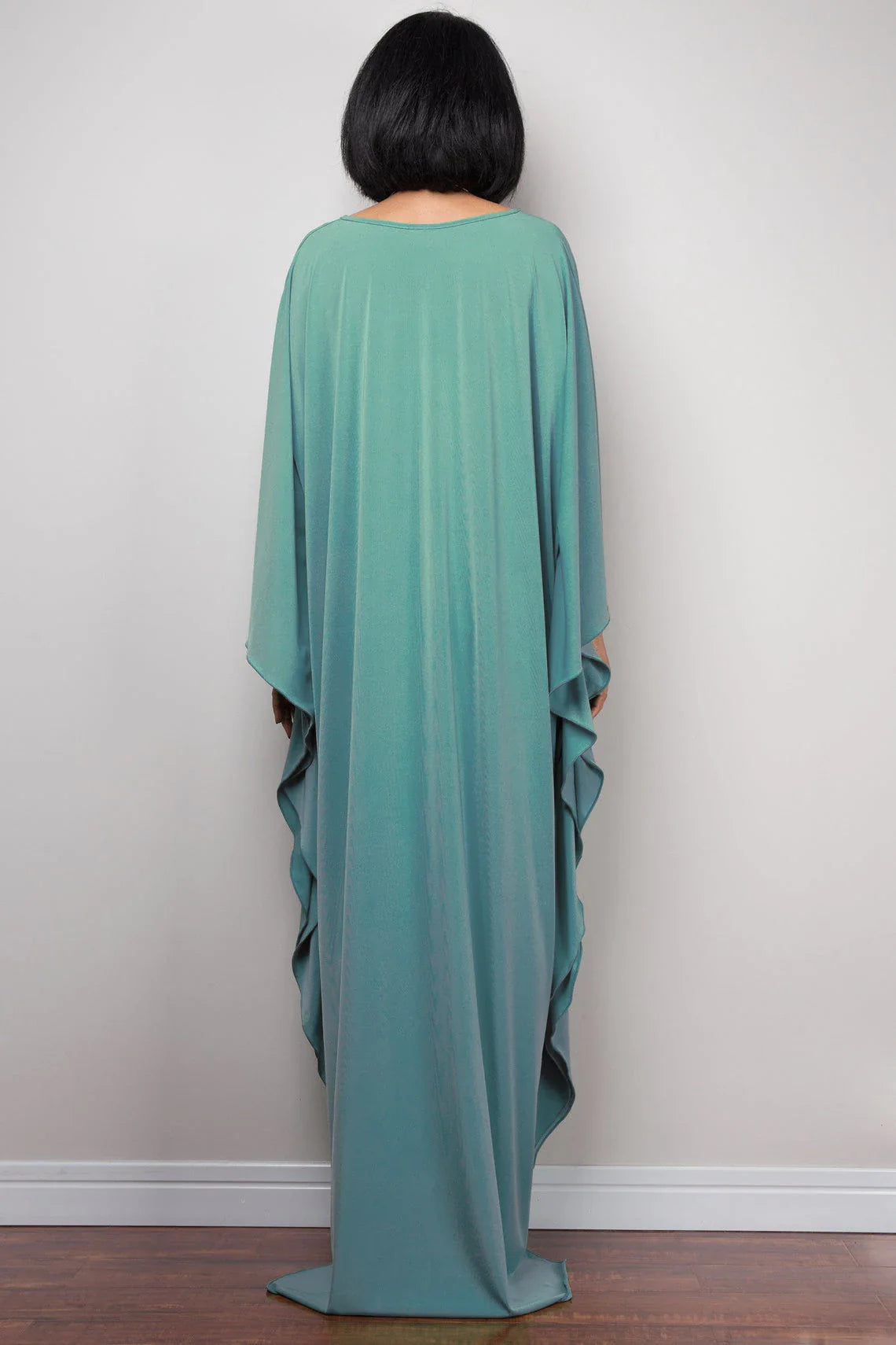 Boho Maxi Dress - Beach Dress, Kaftan Dress Tie White Harmony in 15 colors