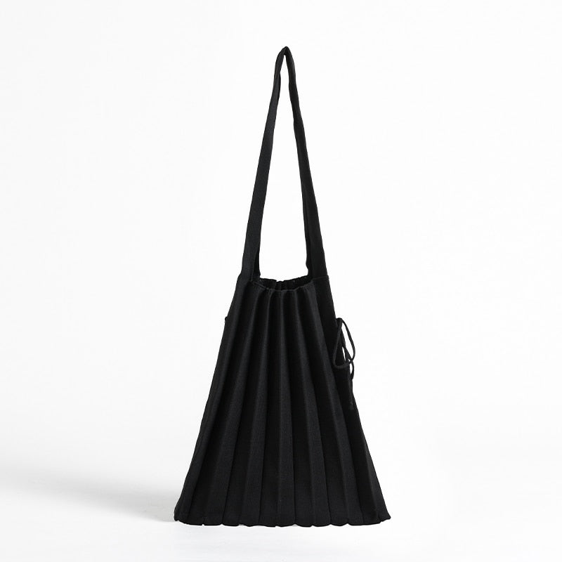 Boho Bag, Tote Bags,  Folded Knit Pleated Bags in 28 colors