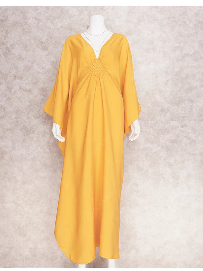 Boho Maxi Dress - Beach Dress, Kaftan Dress Blue Harmony in 15 colors
