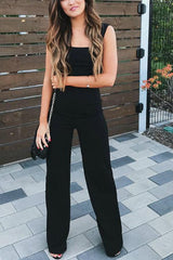 Sleeveless Flares Jumpsuit