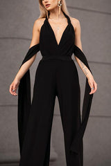 Cross Sleeveless Jumpsuit